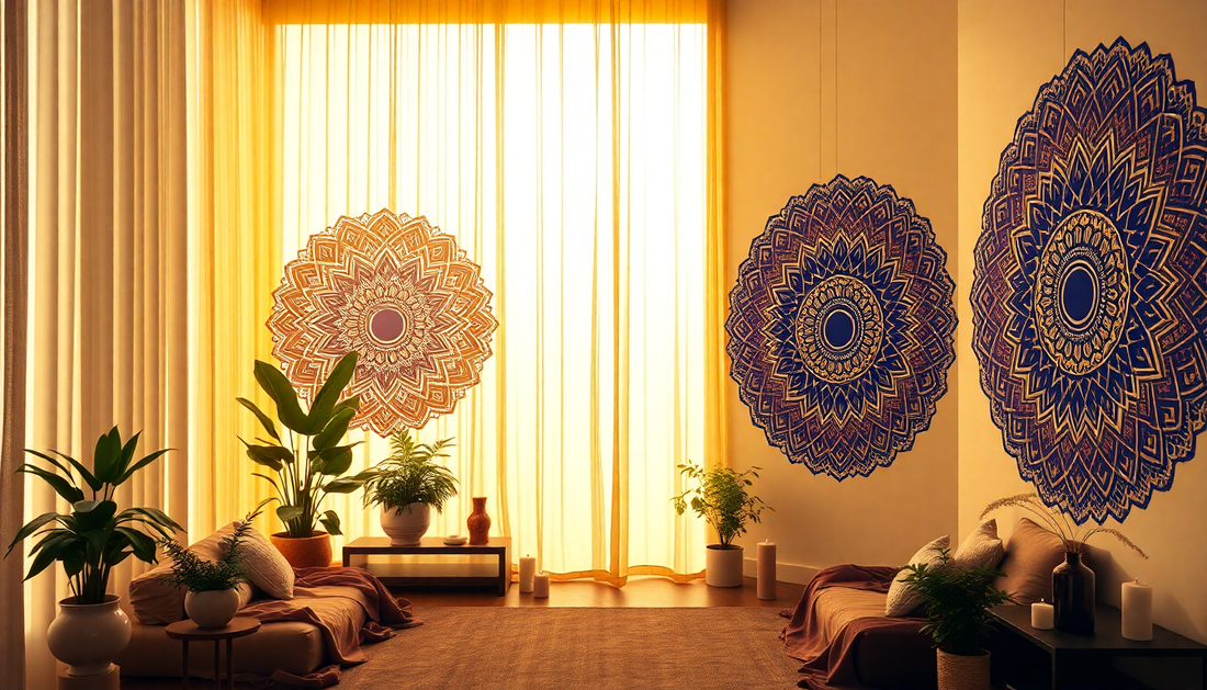 Elevate Your Space: Infusing Spiritual Serenity with Mandala Designs