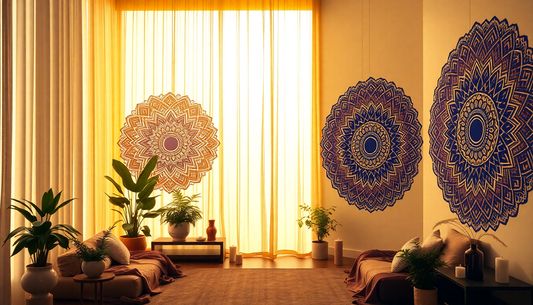 Elevate Your Space: Infusing Spiritual Serenity with Mandala Designs